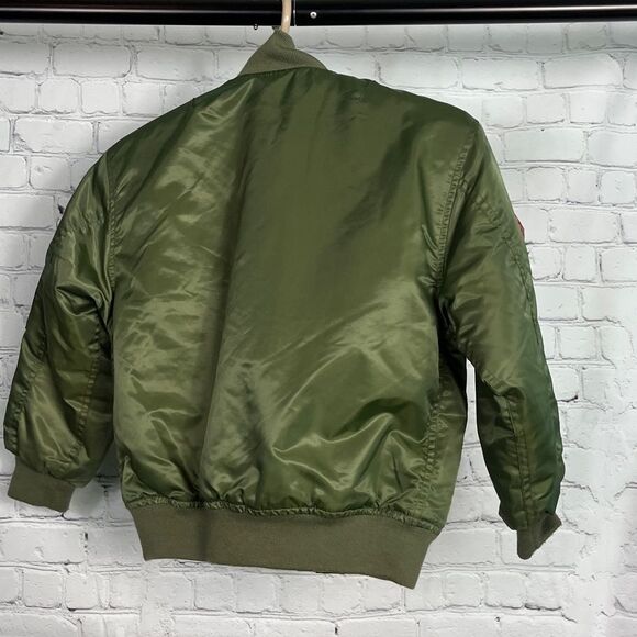 Kids Aviator Jacket for Authentic Top Gun Halloween costume Ck measurements - Picture 6 of 8